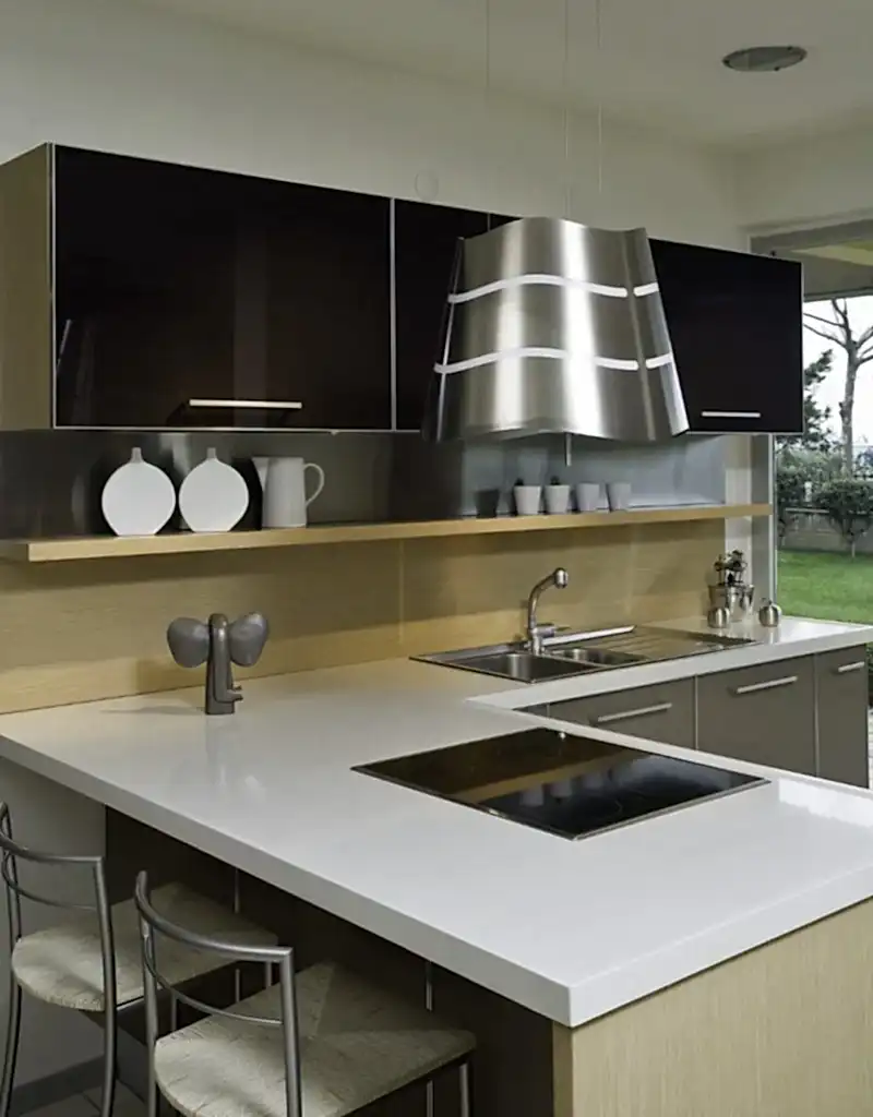 402 Arcadia L köşe Mutfak Tezgahı